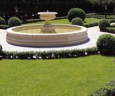 🔶Brunnen Brunnenbecken Piacenza Becken Sandstein Gartenbrunnen  BLACKFORM