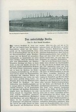 Berlin 1906 Hochbahn U-Bahn