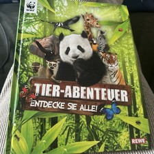 Buch WWF Rewe Tier Abenteuer Entdecke sie alle! Sammelalbum Album Tiere Sticker