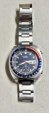 Seiko watch 6139 - watch, blue