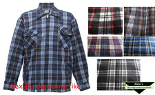 Holzfällerhemd gefüttert Karohemd Hemd Arbeitshemd Jacke Thermohemd mit Fell 