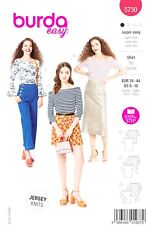 Burda Easy Schnittmuster Nr. 5730 - Oberteil - Shirt - Top - 3 Varianten