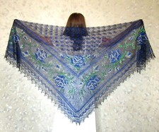 Orenburger Schal Gestrickter