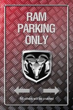 Blechschild 20x30 DODGE RAM