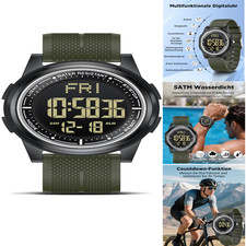 Digitaluhr Herren Damen 5 ATM