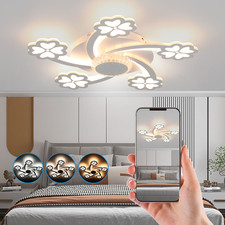LED Deckenleuchte Dimmbar Kinderzimmer Stern Deckenlampe mit Fernbedienung APP