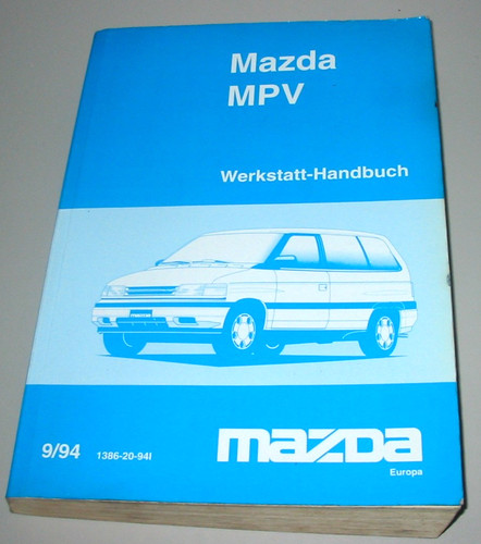 Werkstatthandbuch mazda mpv - mazda,