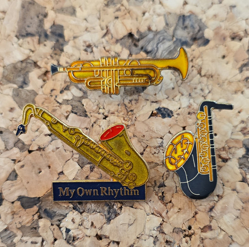 Vintage pin saxophon - vintage,