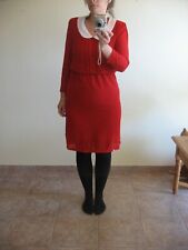 Kling Polka Dot Kleid mit Bubikragen L New Girl Peter Pan 