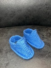 Selbstgestrickte babyschuhe - selbstgestrickte,