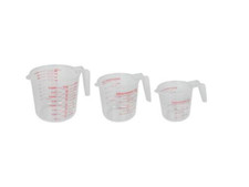 Messbecher Set 3-teilig aus