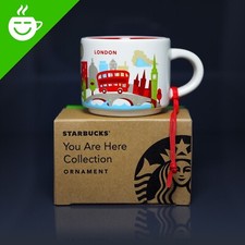 » STARBUCKS City Mug » LONDON Ornament «  Espresso Tasse YOU ARE HERE YAH UK