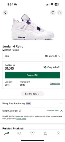 Jordan metallic purple - 4,