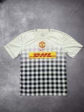 Vintage Nike Manchester United Jersey Trikot Brasilien Brasil Creme L