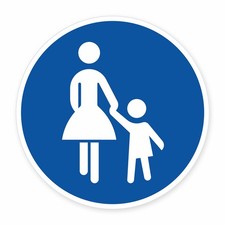 Schild „Gehweg“ –