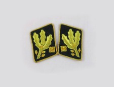 WW2 SA Obergruppenführer Kragenlaschen handgestickt Repro Sammler Set