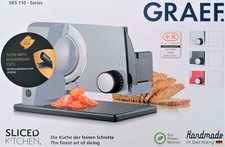 Graef Allesschneider Sliced Kitchen S11020 Twin   2 Messer + Mini-Slice-Aufsatz