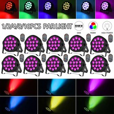 10X RGBW 140W 14 LED Par
