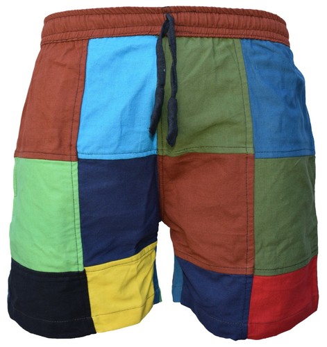 Herren patchwork bunt hippie - patchwork,
