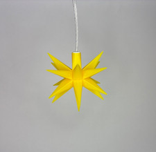 LED-Sternchen 8cm gelb, mit
