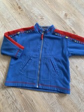 Supermax Fleecejacke Retro | Vintage Autos blau rot Gr. 86 / 92