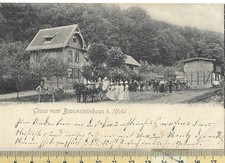 Alte AK Ilfeld - Gruss vom Braunsteinhaus b. Ilfeld - ungelaufen