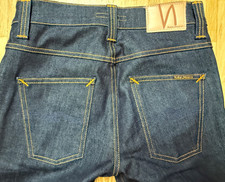 Nudie Jeans Grim Tim Dry Navy Organic Raw Denim size W 29/ L 32  Neu BNWOT