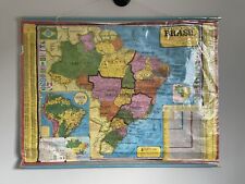 Große Vintage Schulwandkarte