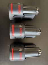 3xBosch Akku 12V 2.0 Ah Li-lon