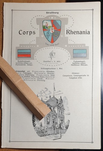 Corps rhenania straßburg - corps,