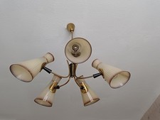 Fünfarmige TÜTENLAMPE 50er, 60er Jahre