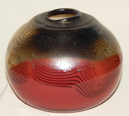 Eisch glas vase - vase, signiert