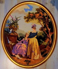 Gerahmtes Gobelin-Bild