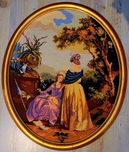 Gerahmtes gobelin bild - gerahmtes, gobelin-bild