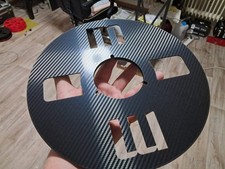 Schwarze Nab Spulen 26,5 cm im Maxell Design Nachbau Maxell Tonbandspulen +