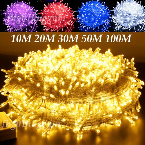100m lichterkette strom led - lichterkette,