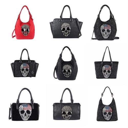 Totenkopf damen tasche - totenkopf,