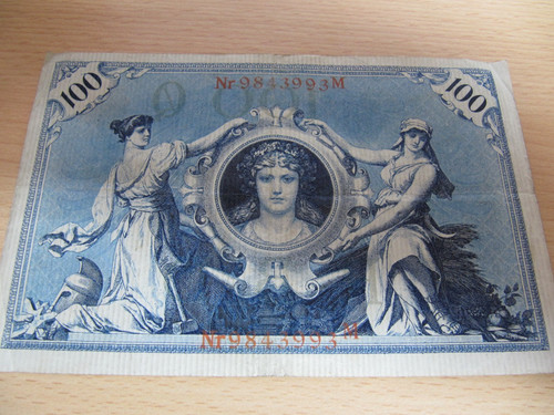 Reichsbanknote 100 mark - reichsbanknote, 7