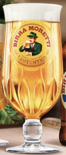 Set birra moretti - 4, x