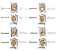 8x Spiegelklammern Set