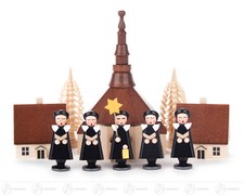 Kurrende mit Seiffener Kirche