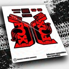 WP569 GABELAUFKLEBER FOX 36 RHYTHM EBIKE 2023 2024 SET STICKERS  ADESIVI