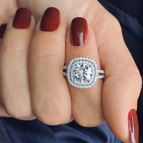 Rund diamant doppelt - kt,