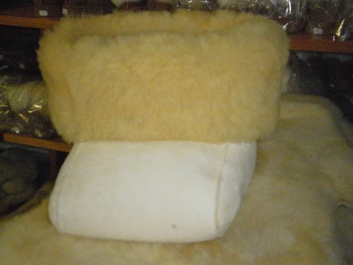 Lammfell fußwärmer fußsack - lammfell,