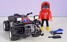 PLAYMOBIL aus 5429  Mountain Rescue Quad mit Seilwinde Figur Funk Lampe #28