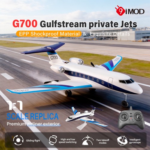 9imod segelflugzeug 4 ghz - segelflugzeug, 2,4