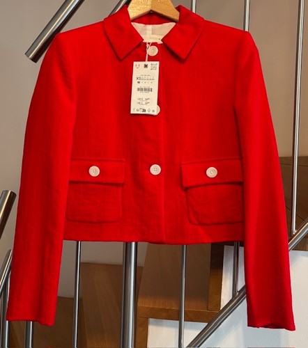 Zara jacke cropped blazer - zara, &