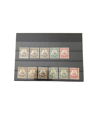 Zehn kolonial briefmarken - kolonial, aus