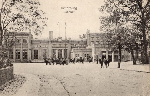 Insterburg bahnhof - ak, insterburg,