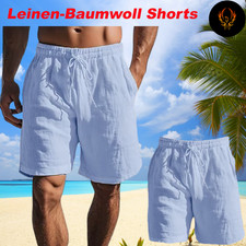 Baumwoll-Leinen Shorts leichte